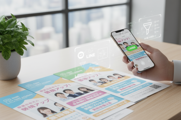 スクール教室・習い事の生徒集客におけるチラシの目的は「LINE登録」に切り替えること