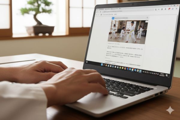 道場の集客におけるMEO対策の具体的な手順①「指導哲学」や「今日の稽古で教えたこと」を語る最新情報の定期投稿