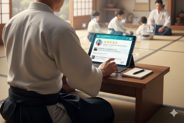 道場の生徒集客におけるMEO対策の具体的な手順②口コミの集め方と、先生の人柄が伝わる返信の重要性