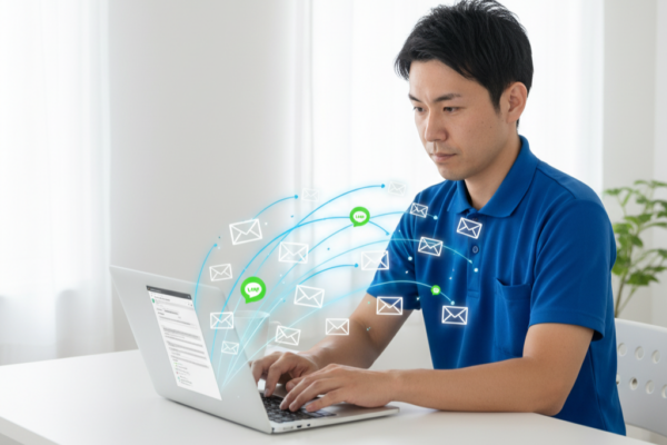 ステップメールやLINEの自動配信を活用する