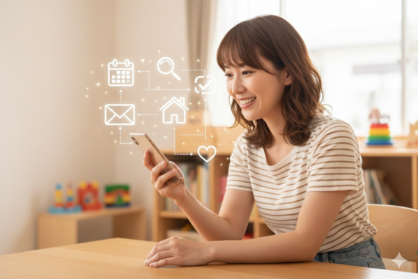 広告の目的:「途中入園枠」への誘導と見学予約