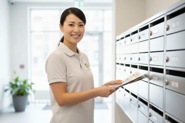 地域のターゲット世帯に特化した戦略的ポスティング